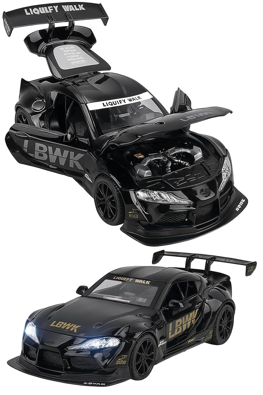 ☆ T·T + GARAGE Set Limited 1　【1点限定/在確購入】 Magicwand 1:24 Scale【Large】【ONLY Black】 Tayota Supra | Die